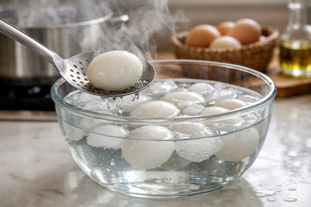 Cook and Cool the Eggs