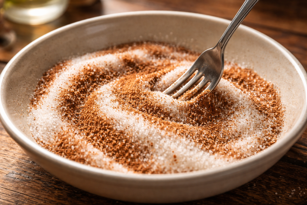 Prepare the Cinnamon Sugar