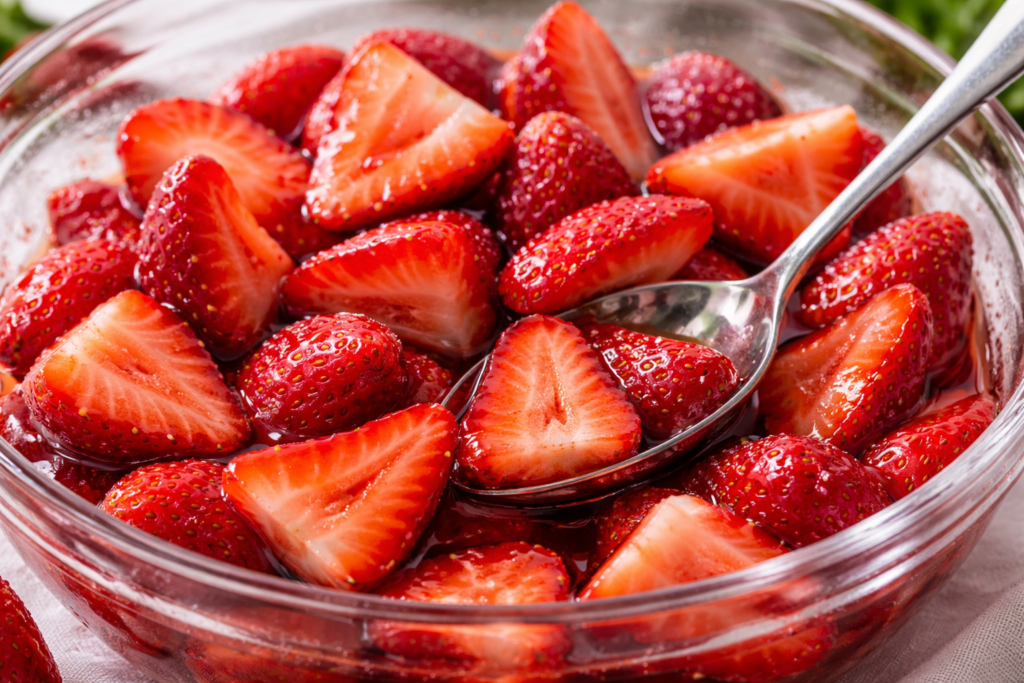 Prepare the Strawberries