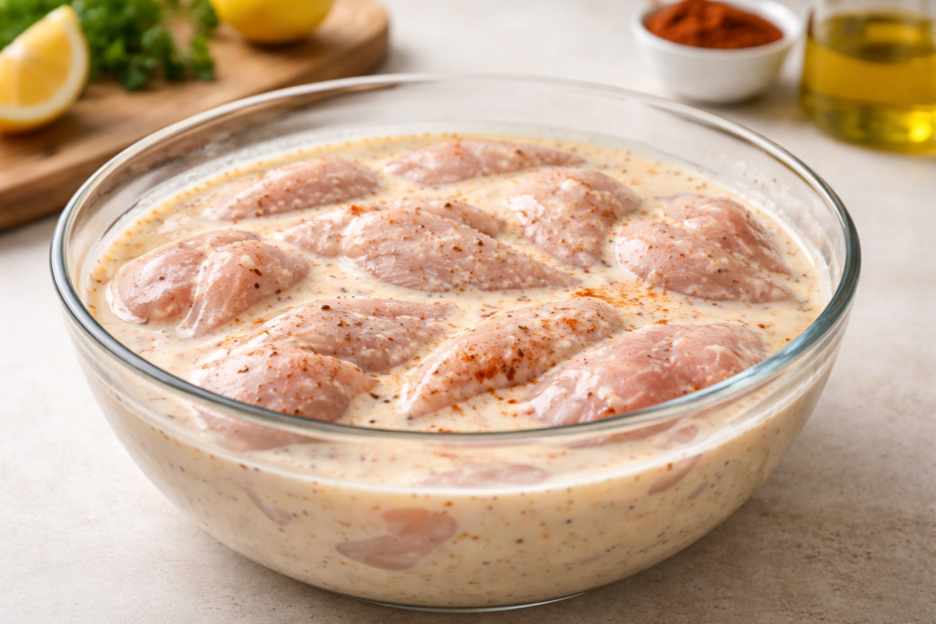 Marinate the Chicken