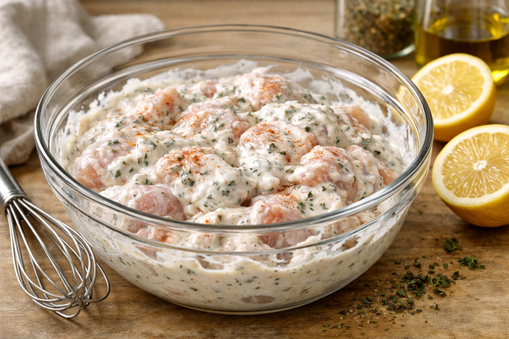 Prepare the Chicken Marinade