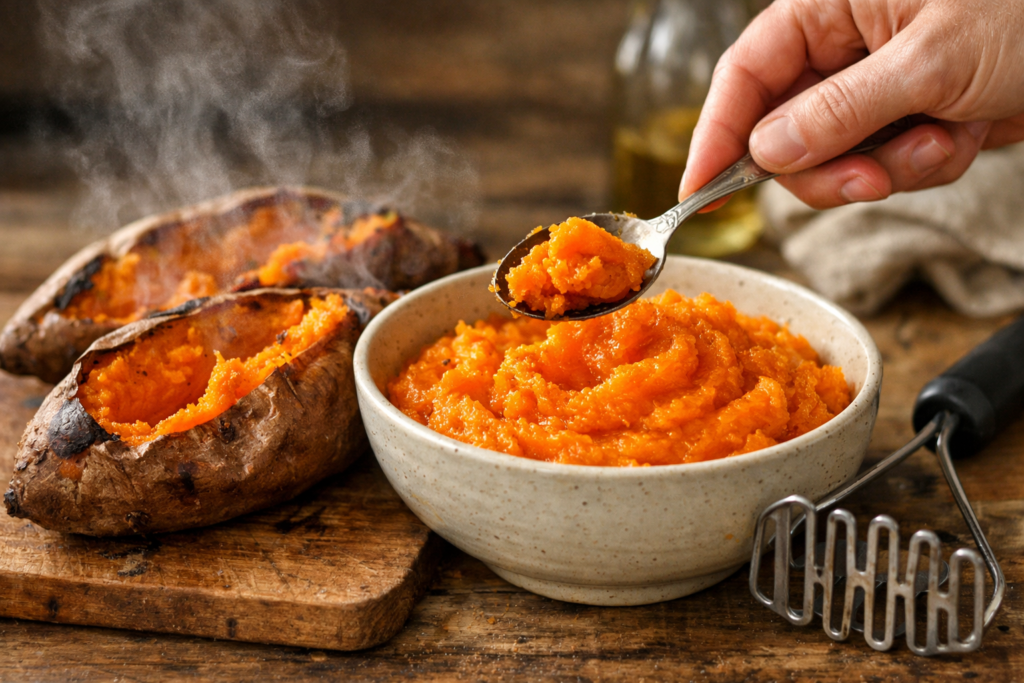 Prepare the Sweet Potatoes