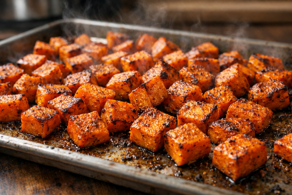 Roast the Sweet Potatoes