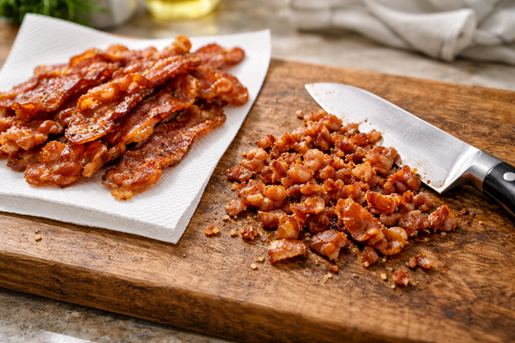 Cook and Prepare the Bacon