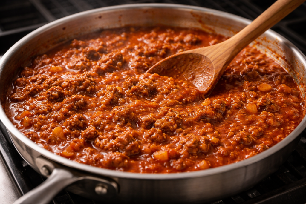 Prepare the Meat Sauce