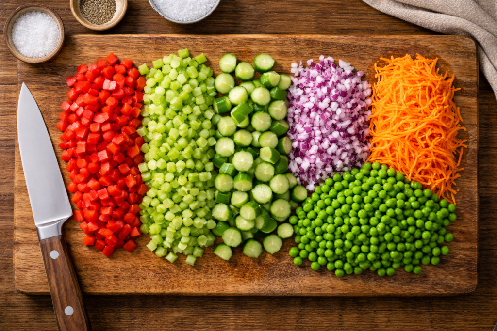 Prepare the Vegetables