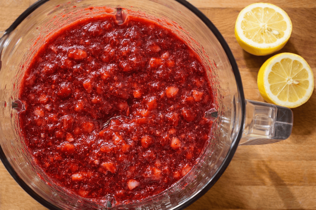 Puree the Strawberries