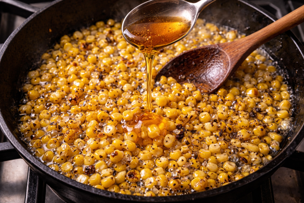 Add Honey and Seasoning