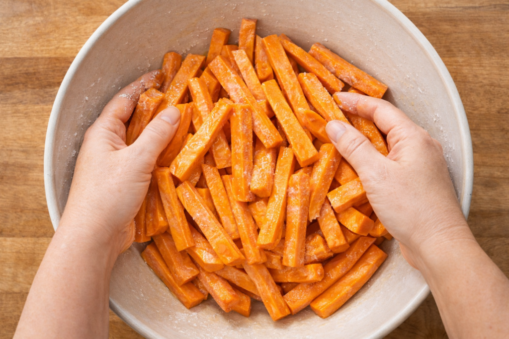 Toss with Oil and Cornstarch