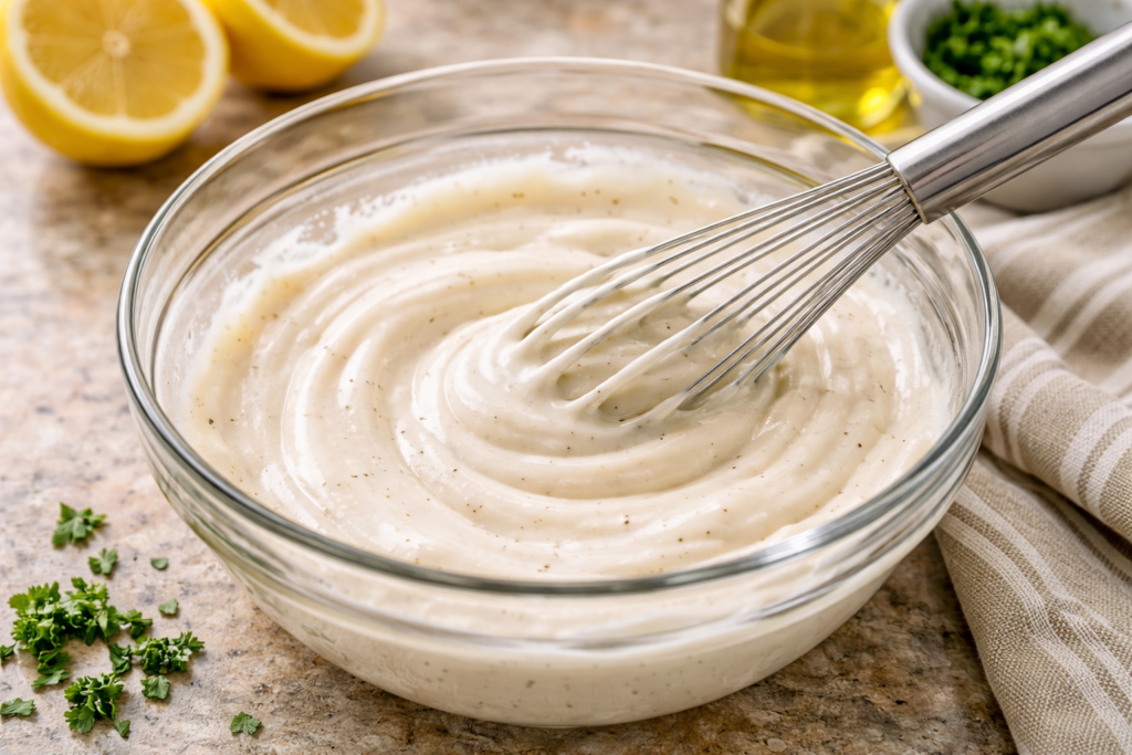 Make the Creamy Dressing