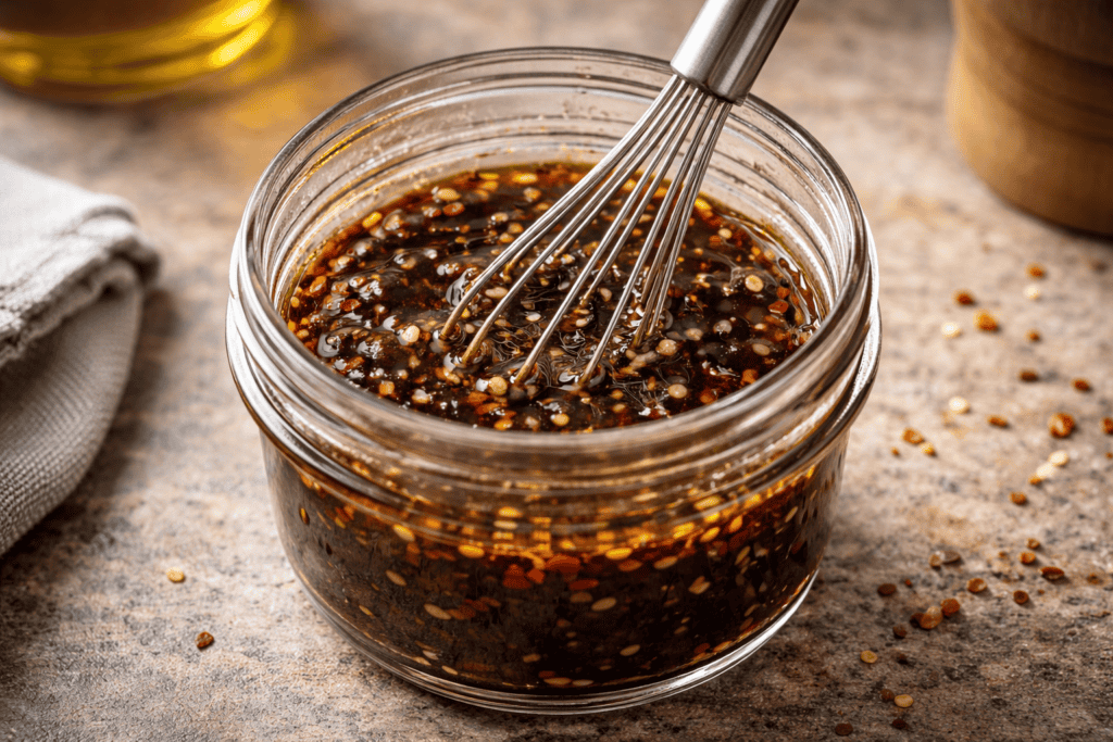 Whisk the Sesame-Soy Dressing