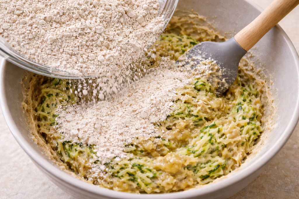 Combine Wet and Dry Ingredients