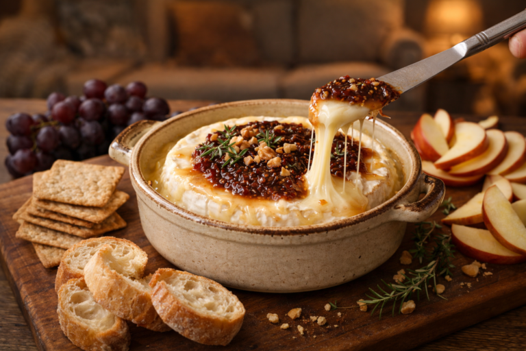 Baked Brie with Fig Jam