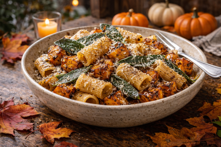 Brown Butter Sage Butternut Squash Pasta