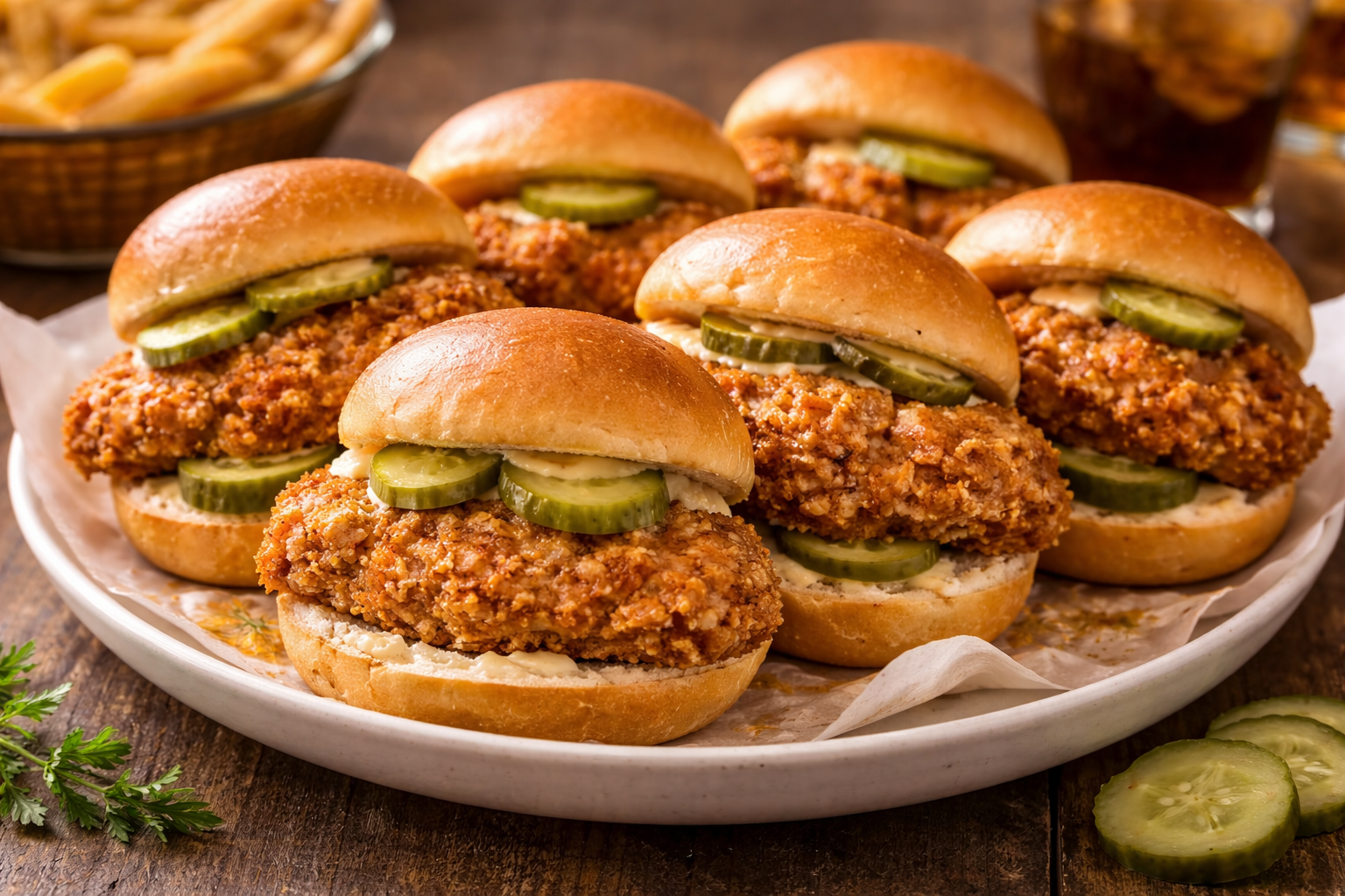 Fried Chicken Sliders