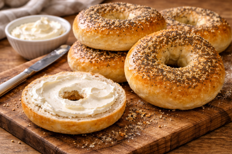 High Protein Greek Yogurt Bagels