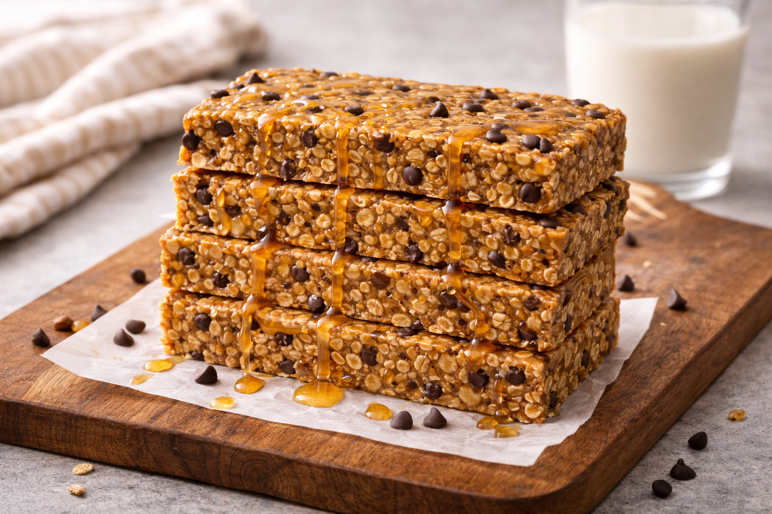 Homemade No Bake Granola Bars
