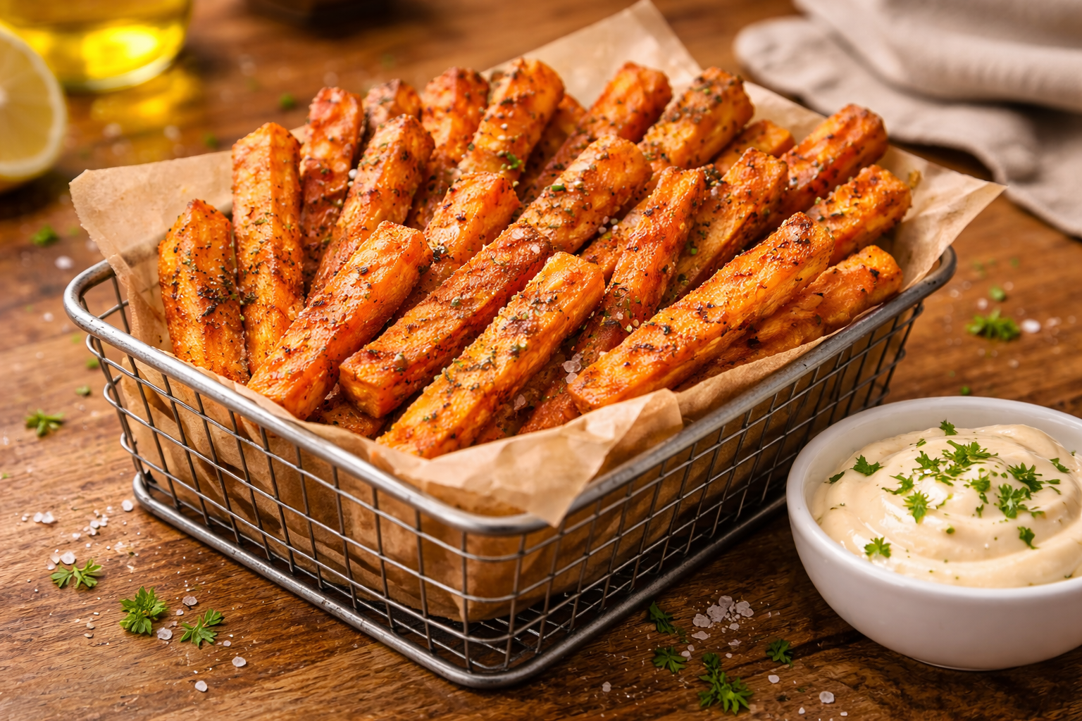 Oven Baked Sweet Potato Fries