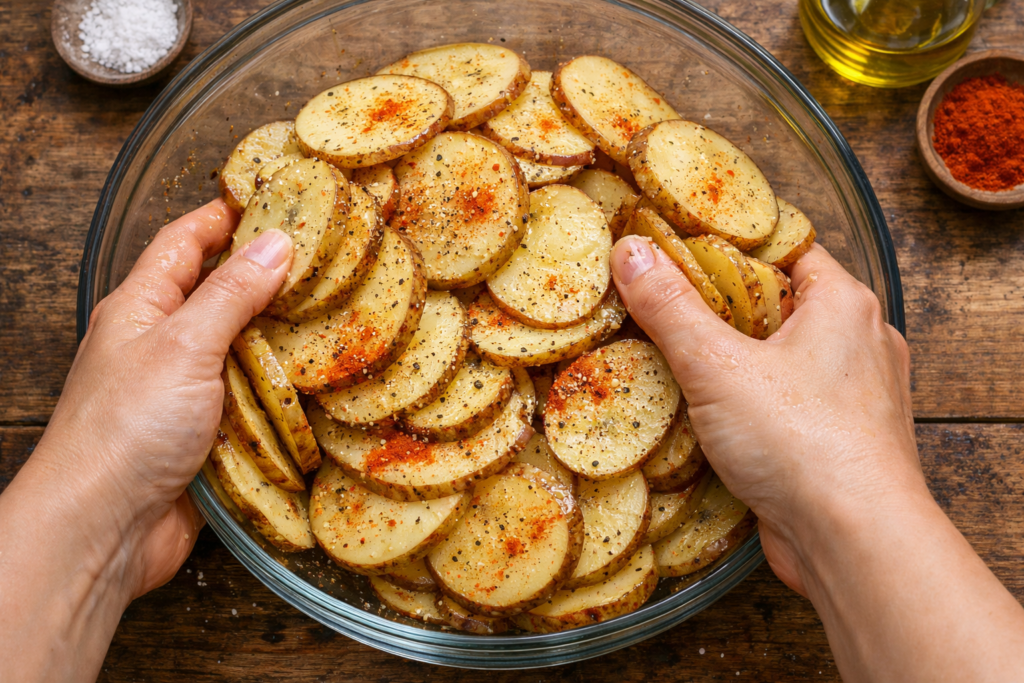 Prepare the Potato Slices