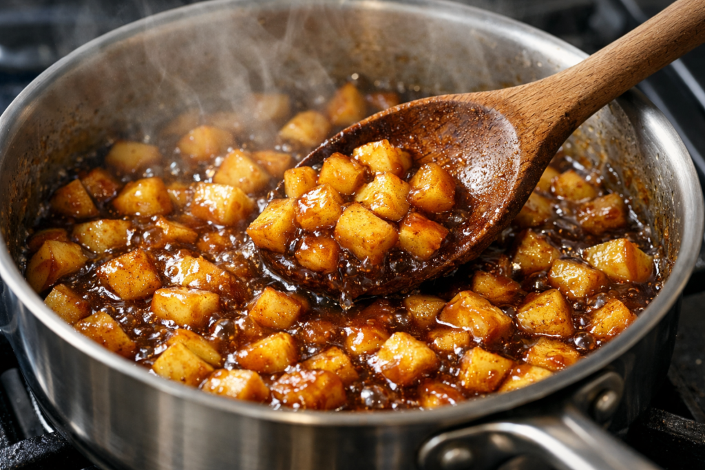 Prepare the Apple Filling