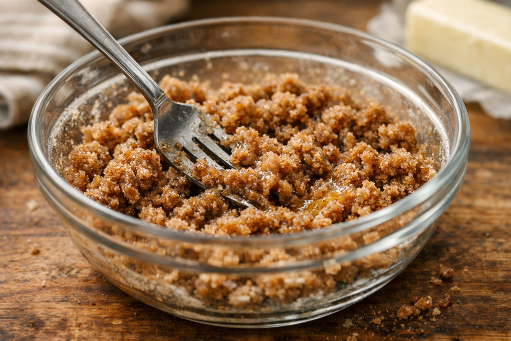 Prepare the Streusel Topping