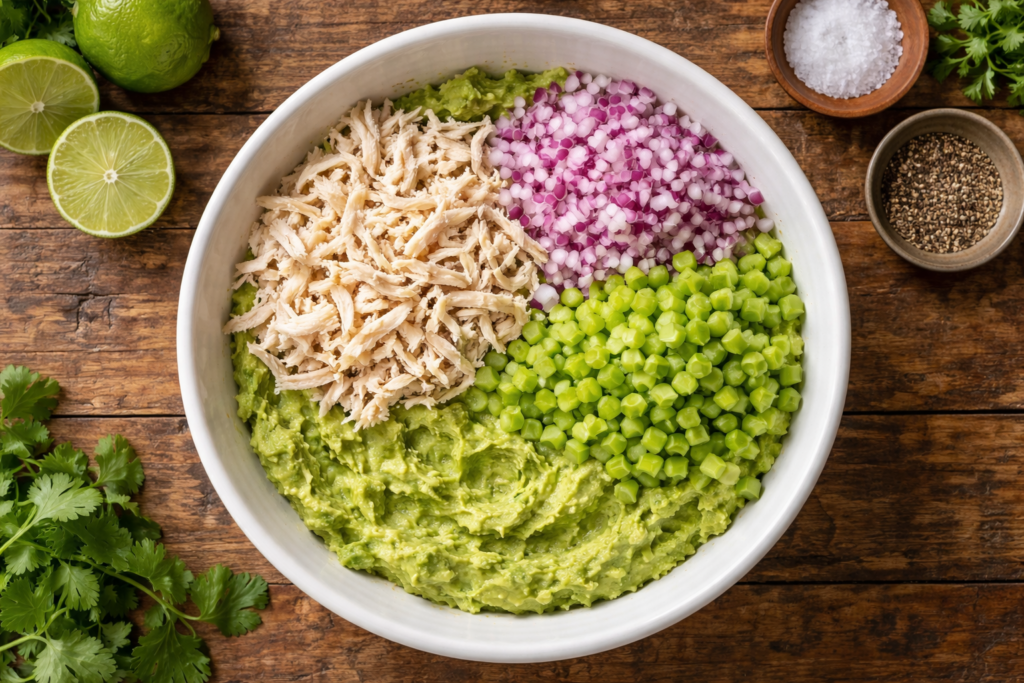 Add the Chicken and Vegetables