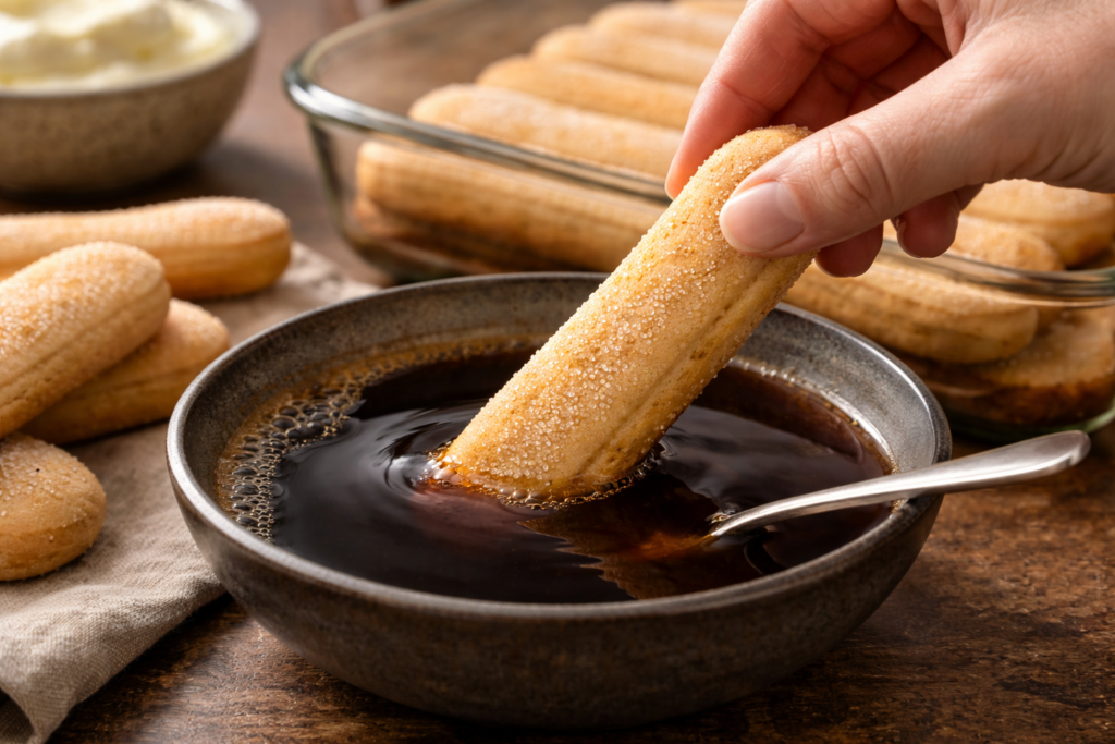 Layer the Ladyfingers