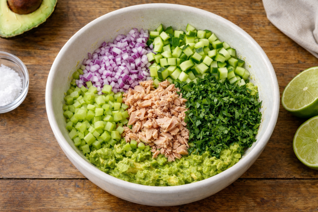 Mix in the Vegetables