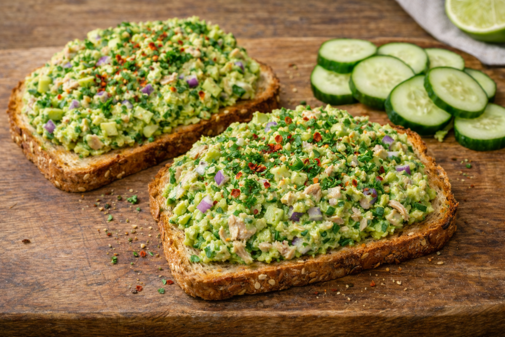 Serve Your Avocado Tuna Salad