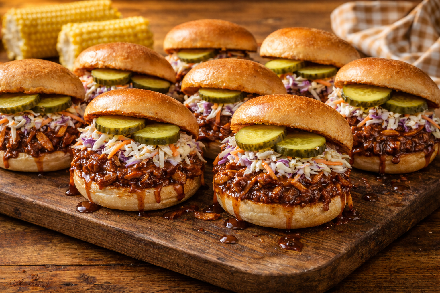BBQ Pulled Chicken Sliders