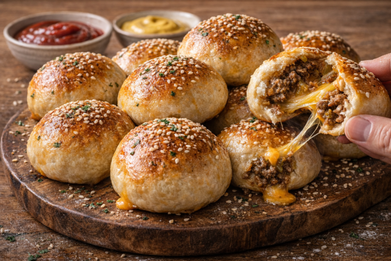 Cheeseburger Bomb Bites