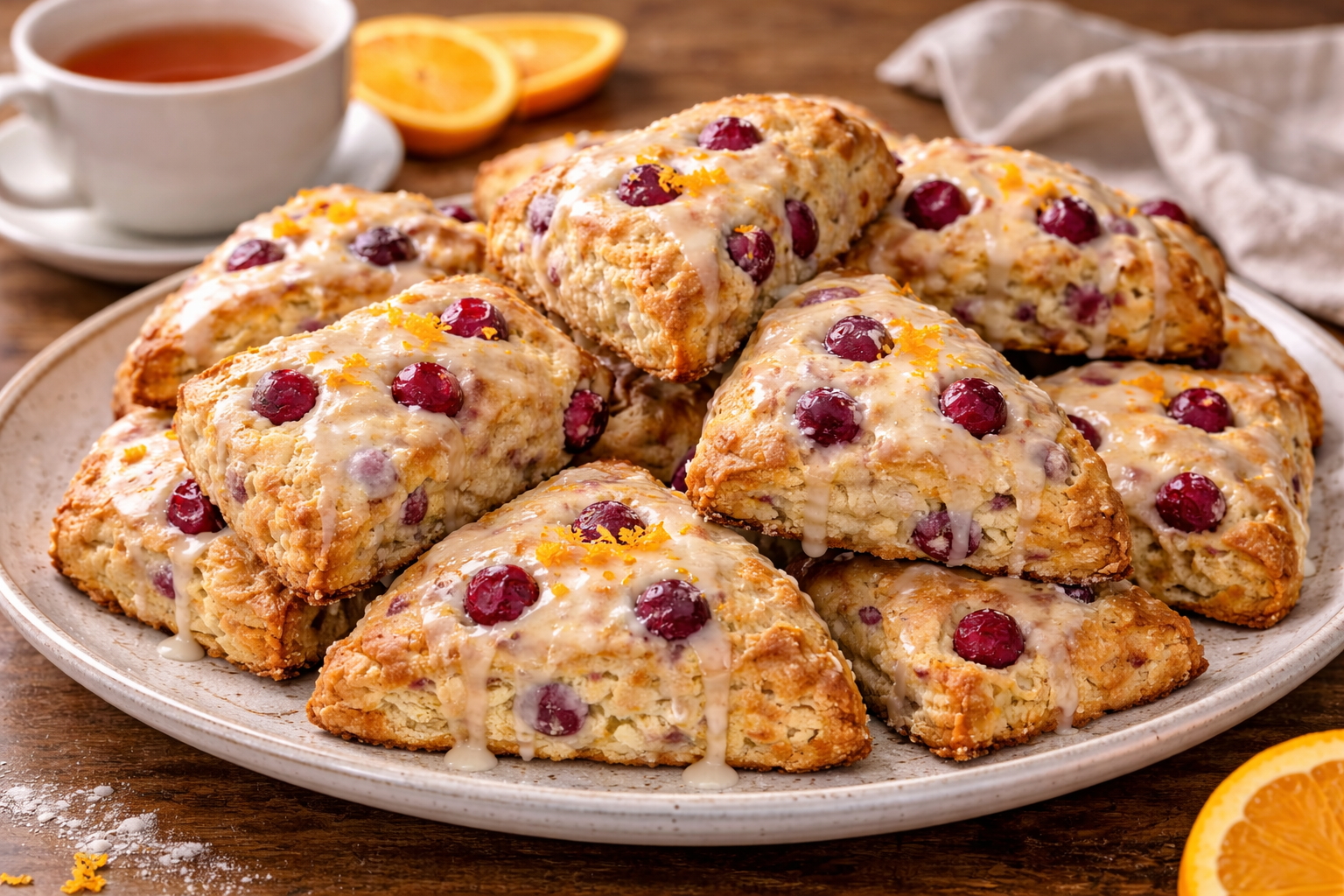 Cranberry Orange Scones