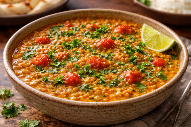 Lentil Curry with Coconut Milk