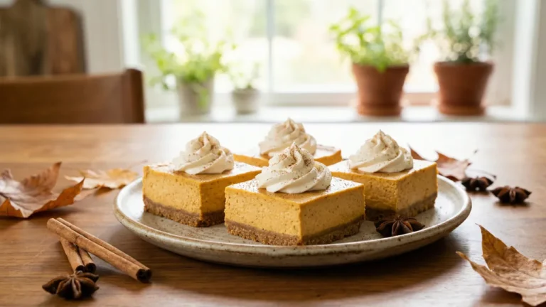 pumpkin spice cheesecake bars 1
