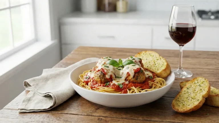 Baked Chicken Parmesan Meatballs