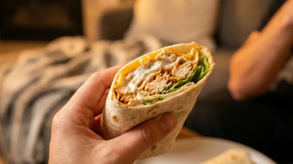 BBQ Ranch Chicken Wrap
