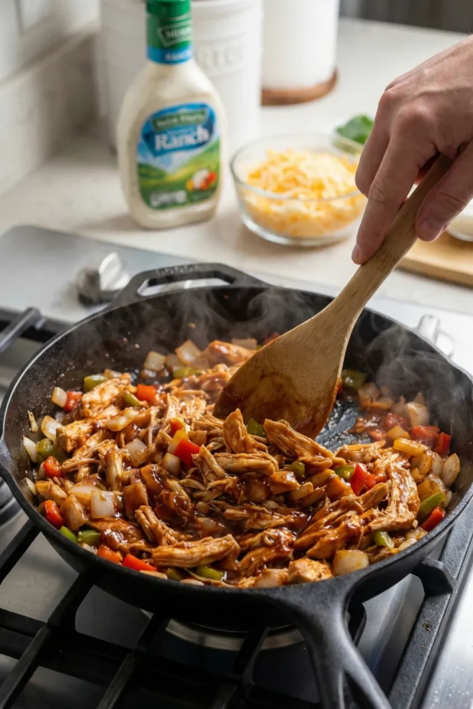 BBQ Ranch Chicken Wrap