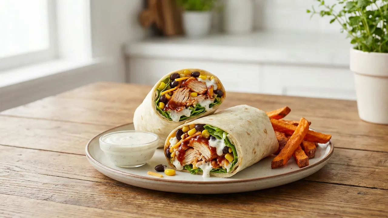 BBQ Ranch Chicken Wrap