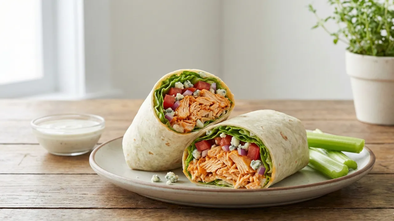 Buffalo Chicken Salad Wrap