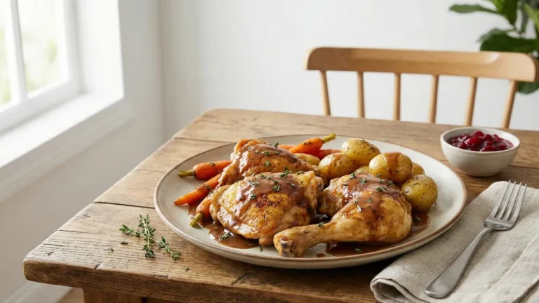 Chicken and Potatoes with Gravy