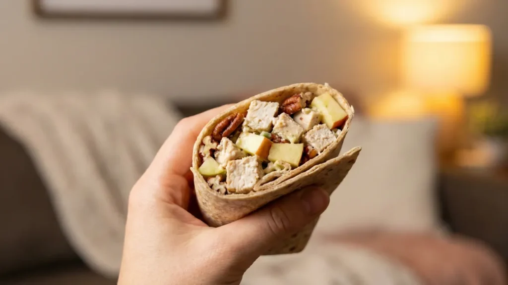 Chicken Apple Salad Wraps