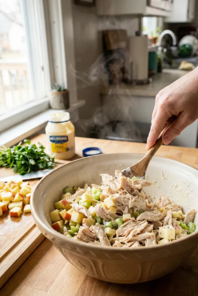 Chicken Apple Salad Wraps