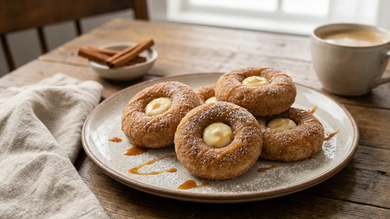 Churro Cheesecake Donut Cookies