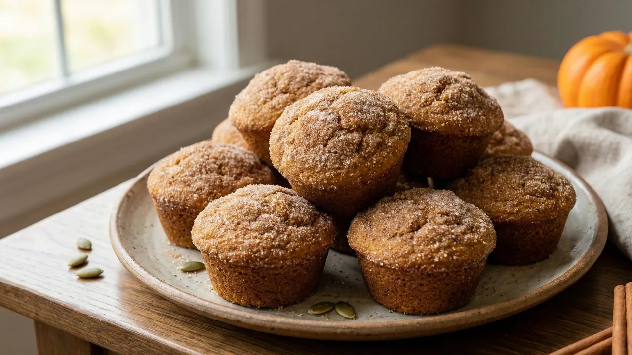 Cinnamon Sugar Pumpkin Muffins
