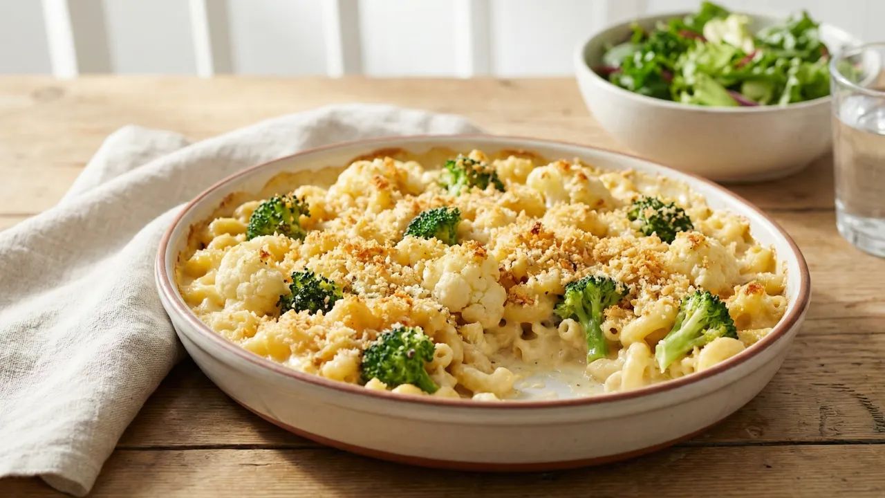 Healthy Baked Mac and Cheese