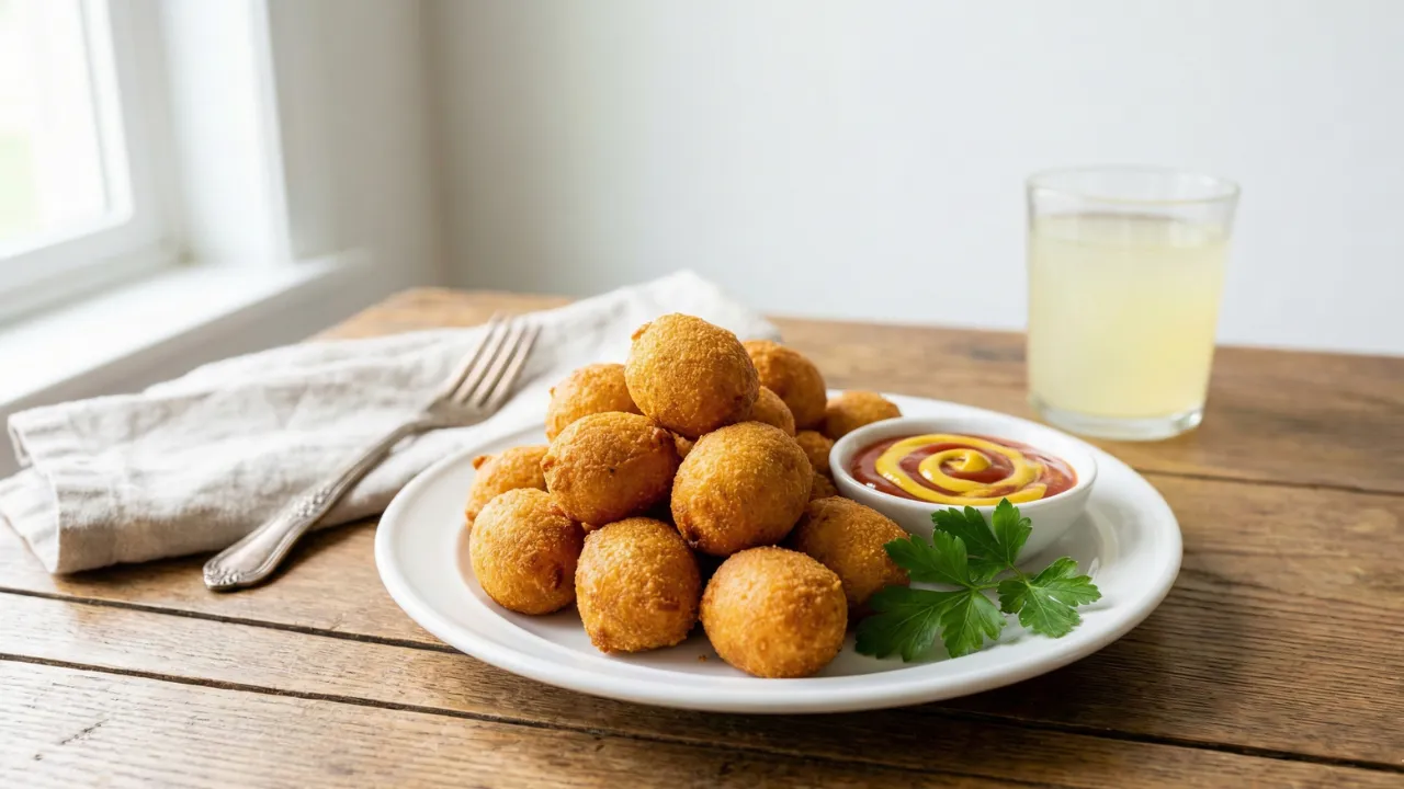 Homemade Corn Dog Bites