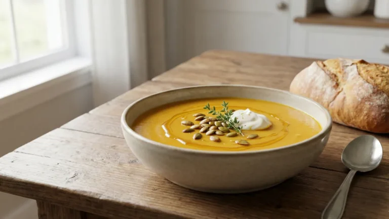 Honey Roasted Acorn Squash Soup