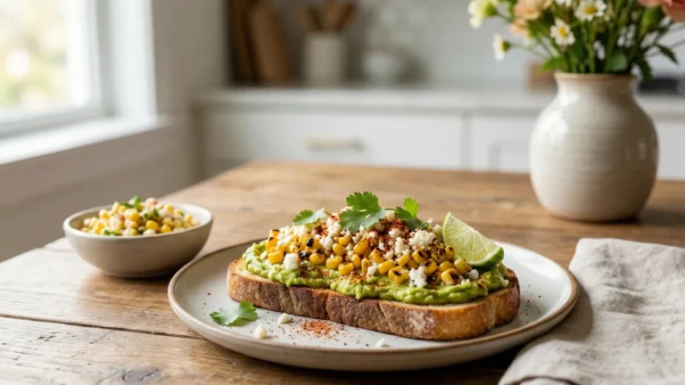 Mexican Street Corn Avocado Toast