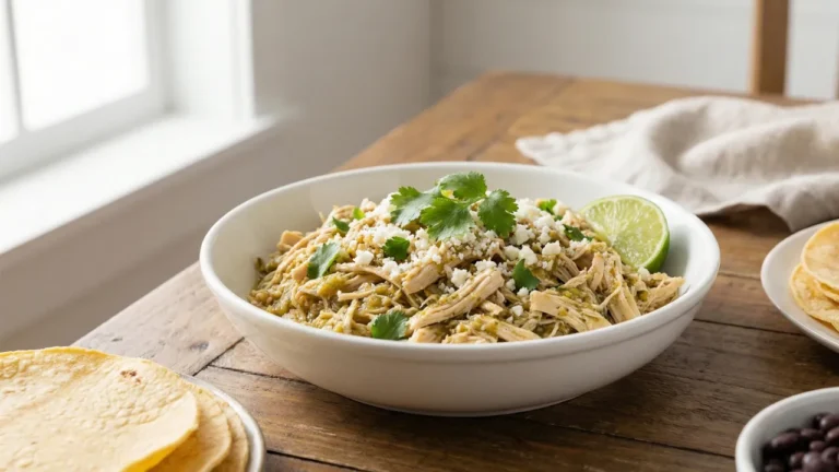 Slow Cooker Salsa Verde Chicken
