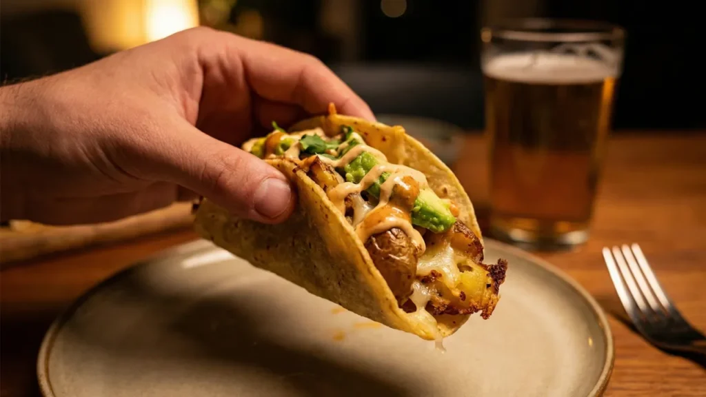 Smashed Potato Tacos